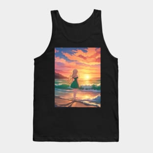 Adventure Sea Sunset Tank Top